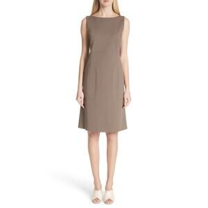Lafayette 148 New York Paxton Sleeveless Sheath Dress Small Old Money Minimalist